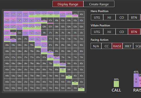 launch live demo Screenshot of realtime preflop app